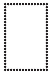Wall Mural - vector page border a4 design for project.