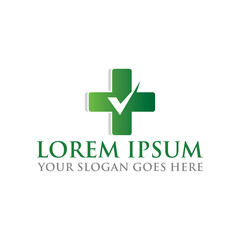 Wall Mural - medical logo , pharmacy logo vector