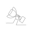 © ihorzigor - Success One line drawing. Concept for Success, Award, Winner, Luck