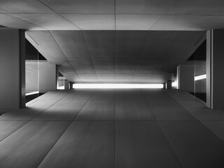 Poster - Modern Building Interior Space shade shadow Architecture details 