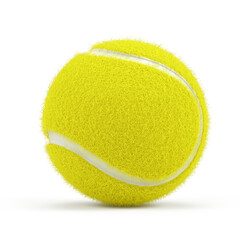 tennis ball isolated on white - 3d render