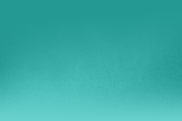 Pale Blue green or moderate cyan tone color paint on blank recyclable cardboard box paper with sandy texture background with space