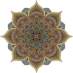 Wall Mural - Pattern Motif Mandala Art Ornament Design Element