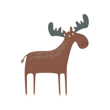 Cartoon Elk Deer Fictional Character