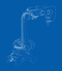 Poster - Industrial robot manipulator.