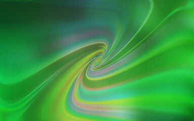 Light Green vector blurred shine abstract texture.