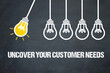 uncover your customer needs	
