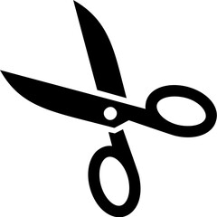 Canvas Print - Scissor Vector Icon