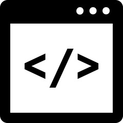 html vector icon