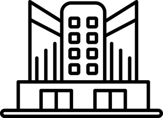 Sticker - Office Building Icon