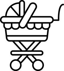 Poster - Baby Carriage Icon