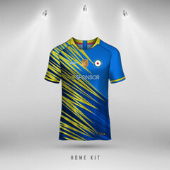 Soccer jersey design for sublimation, sport t shirt design