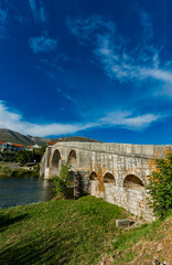 Wall Mural - Arslanagic Bridge on Trebisnjica River in Trebinje, Bosnia And Herzegovina