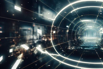 Poster - Communication technologies for internet business. Global world network and telecommunications on earth, cryptocurrency. 3d render, Raster illustration.
