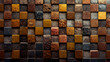 Square tile pattern texture of various roughness and color