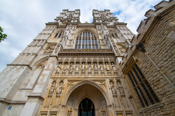 Westminster Abbey with Gothic style is located next to Palace of Westminster in city of Westminster in London, England, UK. This church is UNESCO World Heritage Site since 1987. 