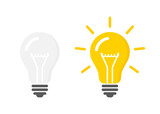 Light bulb on and off