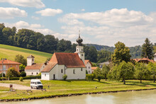 Filialkirche Pyrawang Church Along The Danube River In Austria