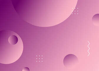 Aufkleber - Abstract geometric background illustration for poster design. Modern and minimalist wallpaper in Memphis style. Trendy Aesthetic copy space for presentation cover template