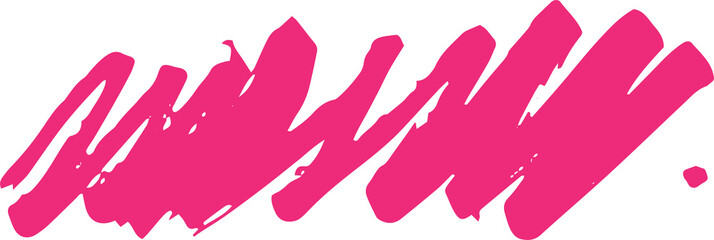 Poster - artistic line brush stroke design element