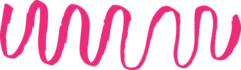 Poster - artistic line brush stroke design element