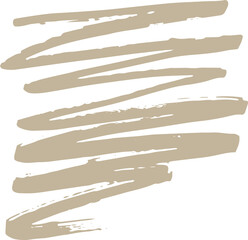 Poster - artistic line brush stroke design element
