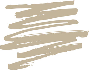Poster - artistic line brush stroke design element