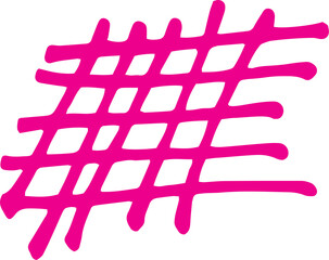 Poster - Abstract colorful scribble line stroke, Artistic  graphic design elements for lower third, brush lines, text effect, photo overlay, etc. Chinese style abstract brush strokes