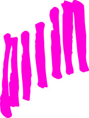 Poster - Abstract colorful scribble line stroke, Artistic  graphic design elements for lower third, brush lines, text effect, photo overlay, etc. Chinese style abstract brush strokes