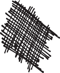 Poster - abstract stroke in doodle art and scribble for design element