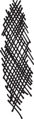 Poster - abstract stroke in doodle art and scribble for design element