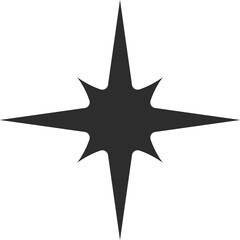 Wall Mural - shimmer of falling christmas star, sparkle effect
