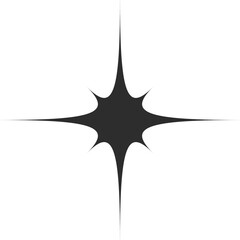 Wall Mural - bright blink of christmas star burst flash twinkle
