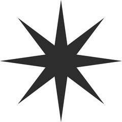 Wall Mural - twinkle star burst, glitter flare effect sparkle
