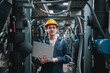 © NewSaetiew - Engineers are inspecting a large building or industrial facility's cooling system for the air conditioning.
