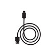 Usb cable icon vector
