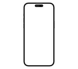 mockup / template. smartphone with blank screen for your design. png 24
