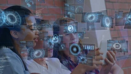 Poster - Animation of data processing over diverse students using tablet