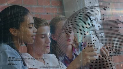 Poster - Animation of data processing over diverse students using tablet