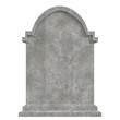 3D rendering  of a tombstone