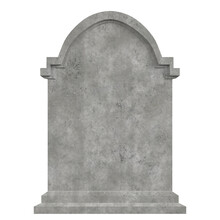 3D Rendering  Of A Tombstone