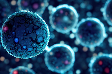 Poster - Human cells, illustration