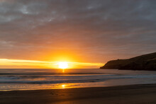 Sunrise At Taylors Mistake Beach Christchurch