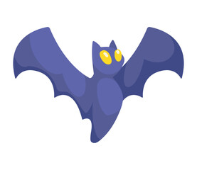 Wall Mural - halloween cute bat