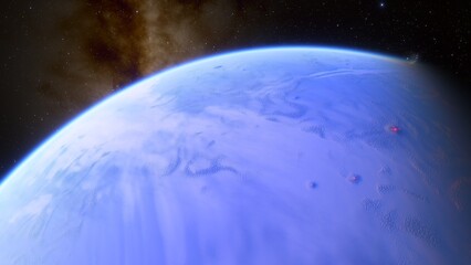 planets and galaxy, science fiction wallpaper. beauty of deep space. billions of galaxy in the unive