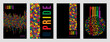 Black Sign pride lgbt symbol rainbow. banner illustration vector