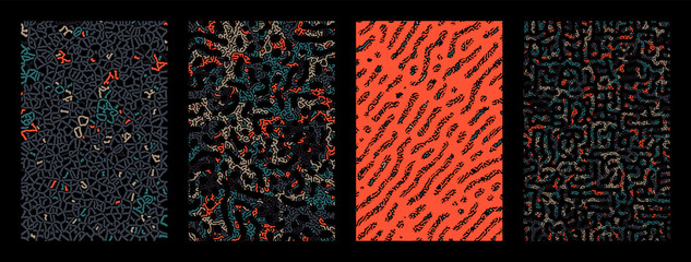 Vector abstract background bio diffusion. organic pattern natural