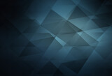 Fototapeta Przestrzenne - Dark BLUE vector triangle mosaic background.
