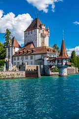 Wall Mural - Oberhofen Castle on Thunersee