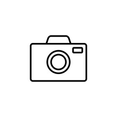 Camera icon vector for web and mobile app. photo camera sign and symbol. photography icon.